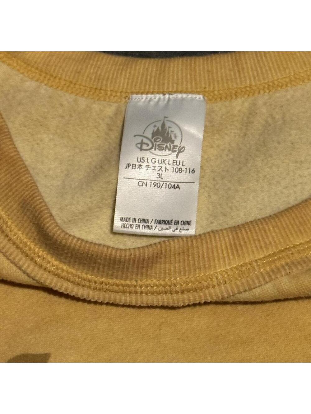 Disney Women's Tan and Yellow Sweatshirt - Picture 3 of 3